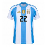 Camiseta Argentina Lautaro Martinez #22 Primera Equipación Replica Copa America 2024 mangas cortas